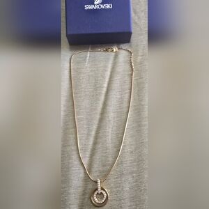 Swarovski Circle Pendant Necklace